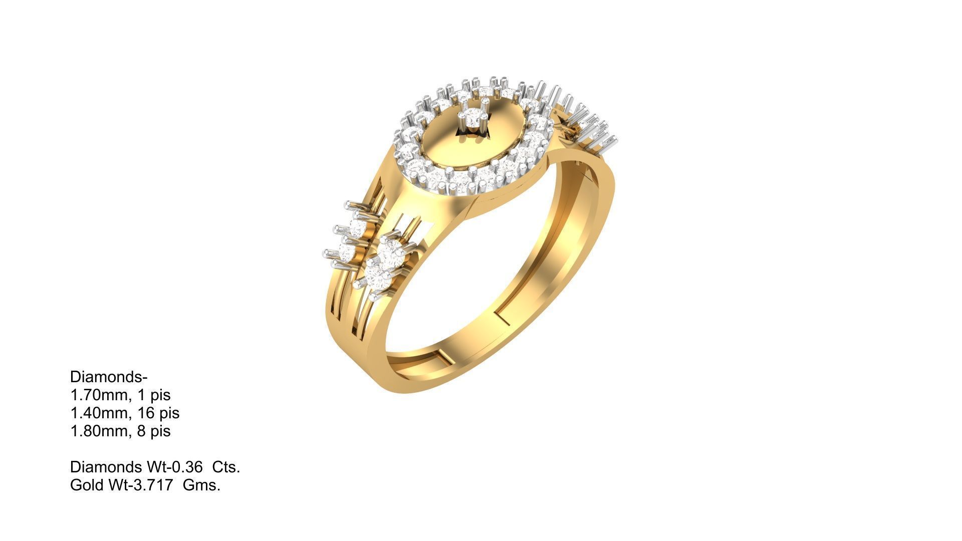Gents ring - 5 3D print model_1