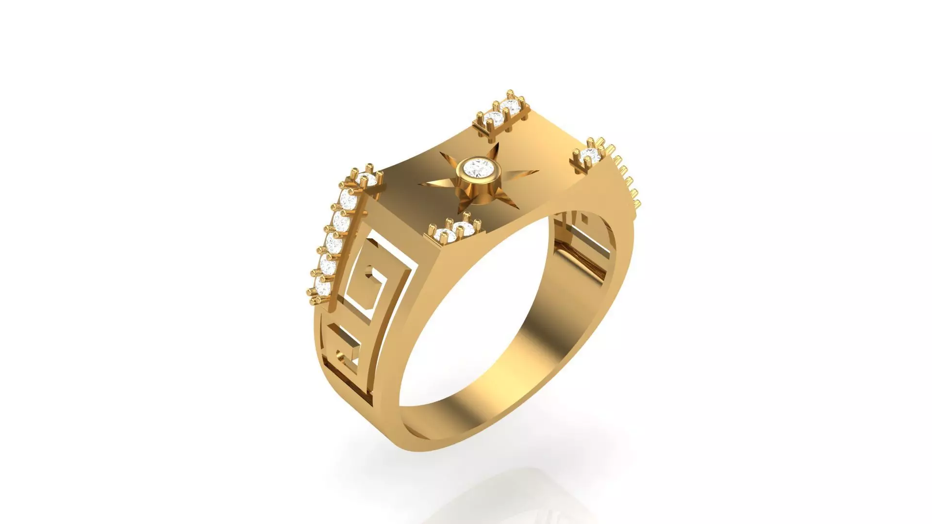 Gents Ring - 13 3D print model_0