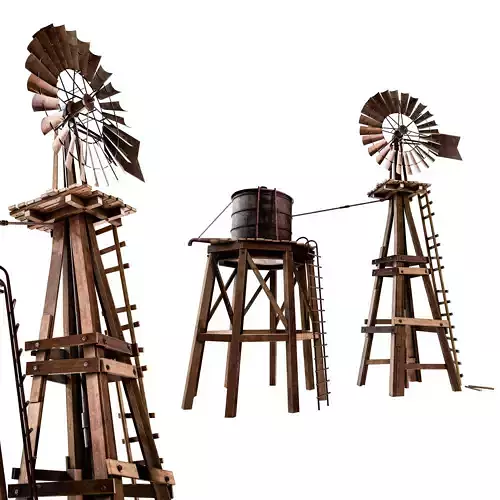 Western Windmill Farm Set