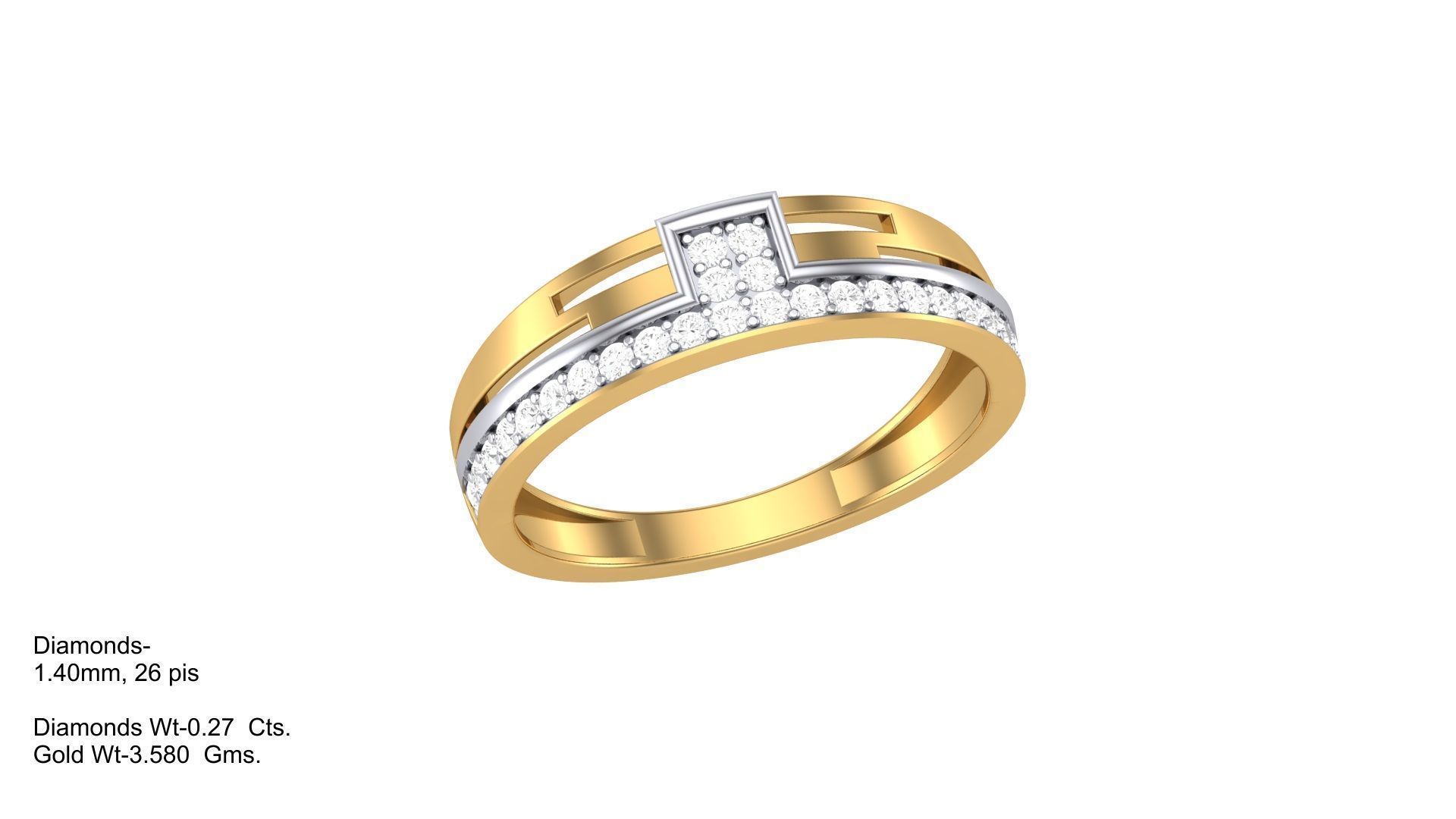 Gents Ring - 7 3D print model_1