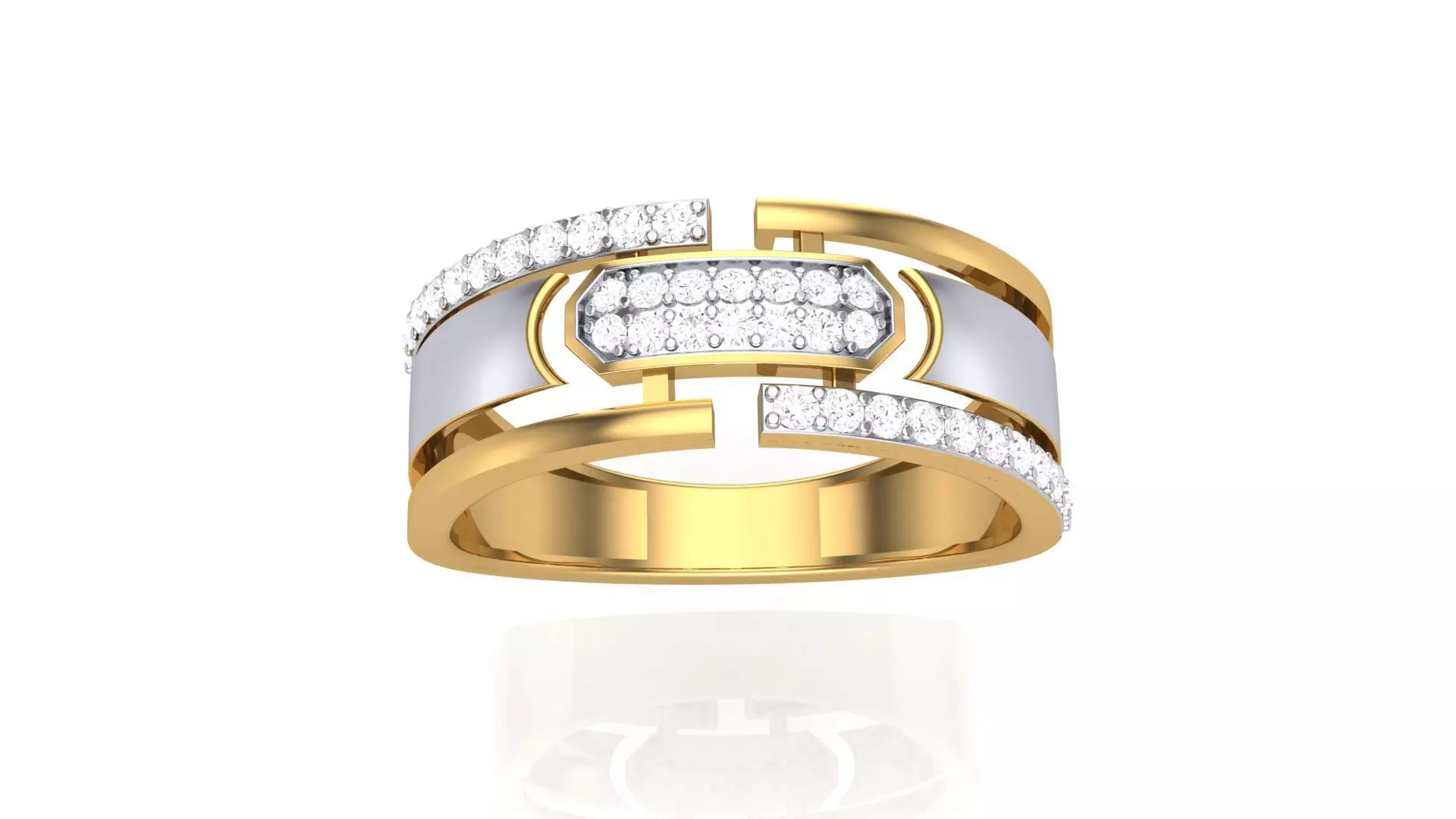 Gents Ring - 4 3D print model_0