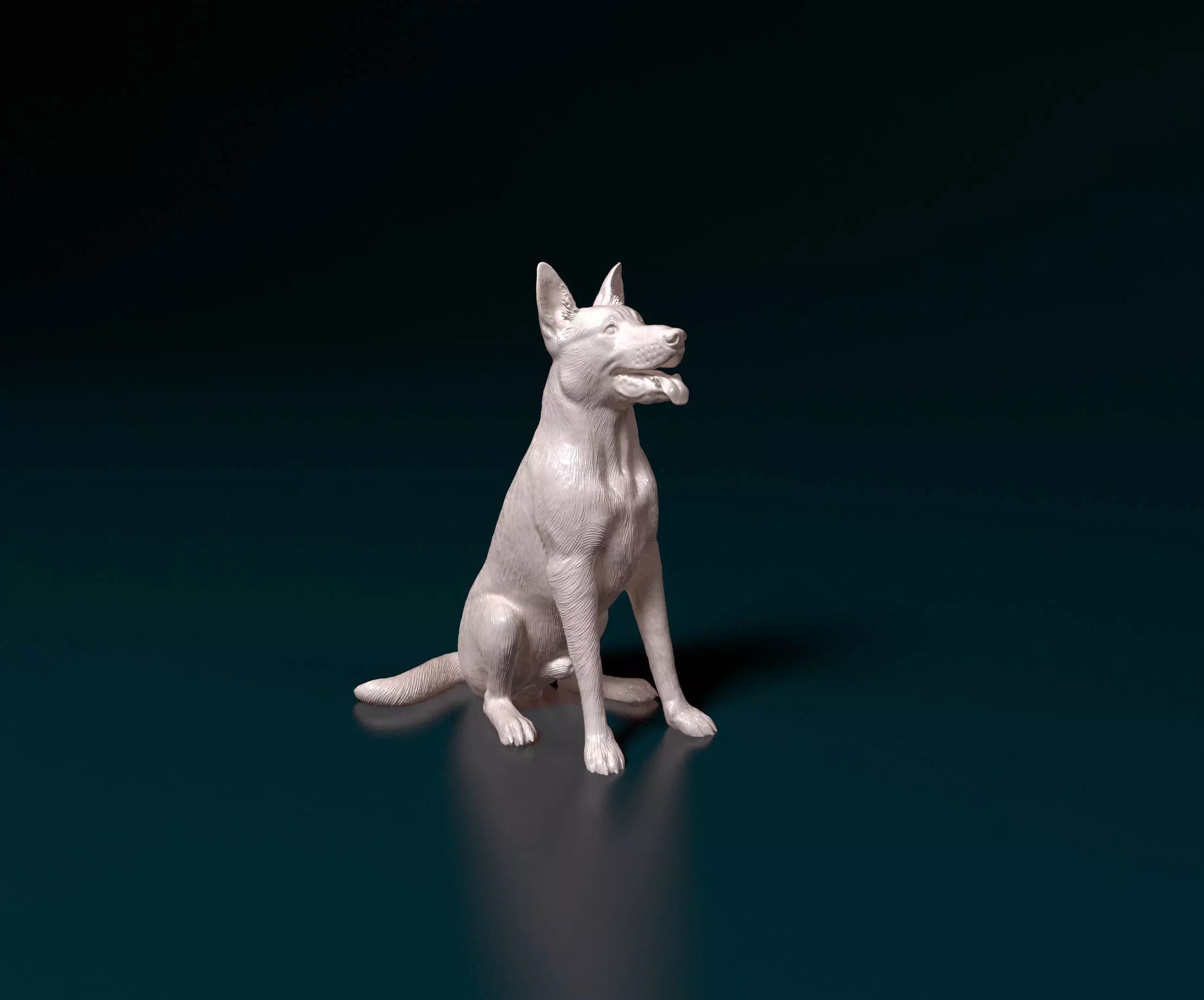 German Shepherd 06 3D print model_0