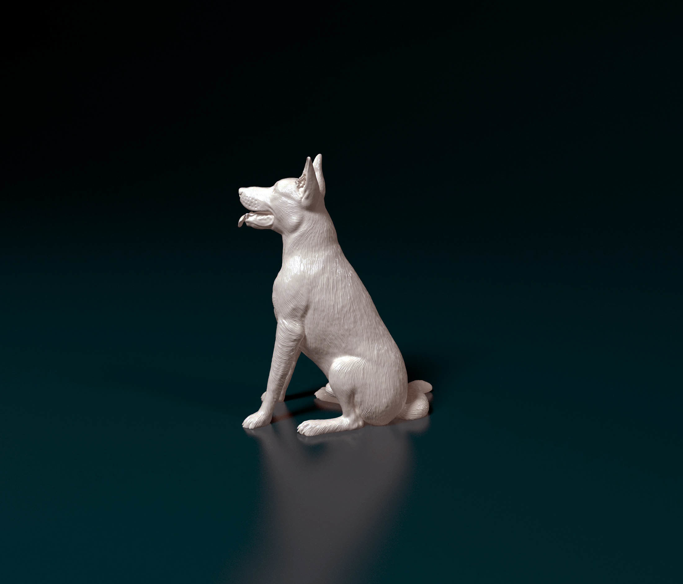 German Shepherd 06 3D print model_4