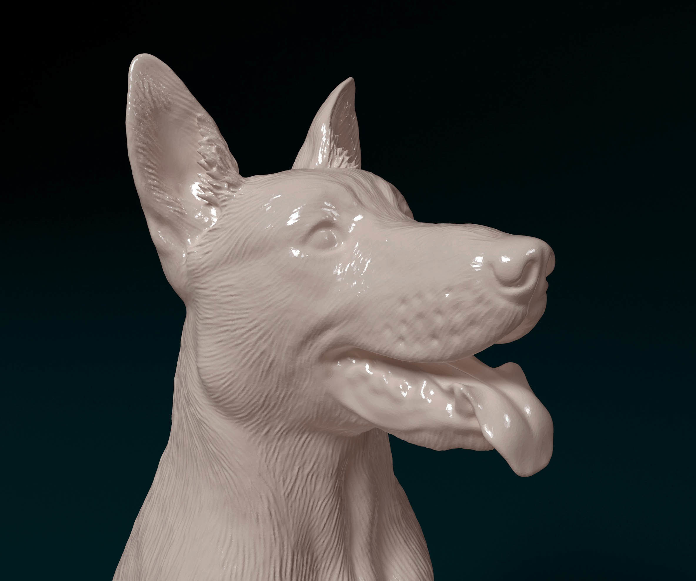 German Shepherd 06 3D print model_7