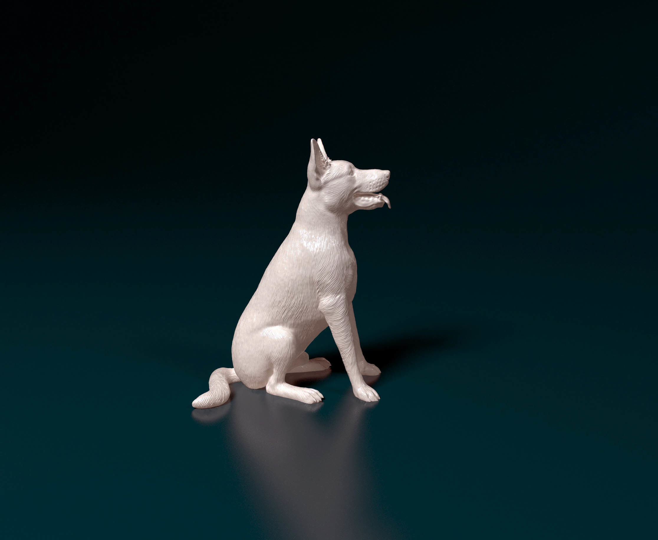 German Shepherd 06 3D print model_1