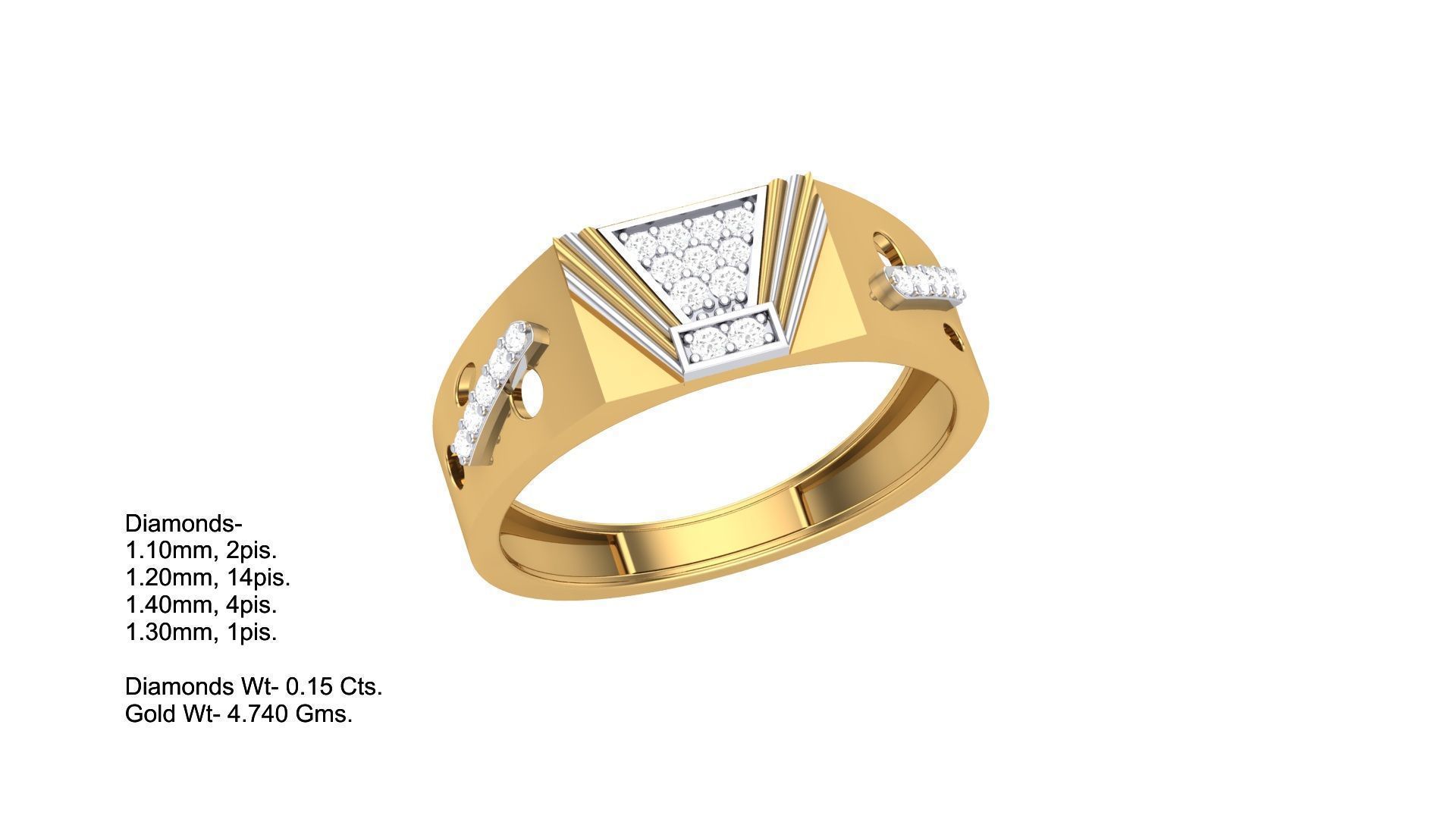 Gents Ring - 29 3D print model_1