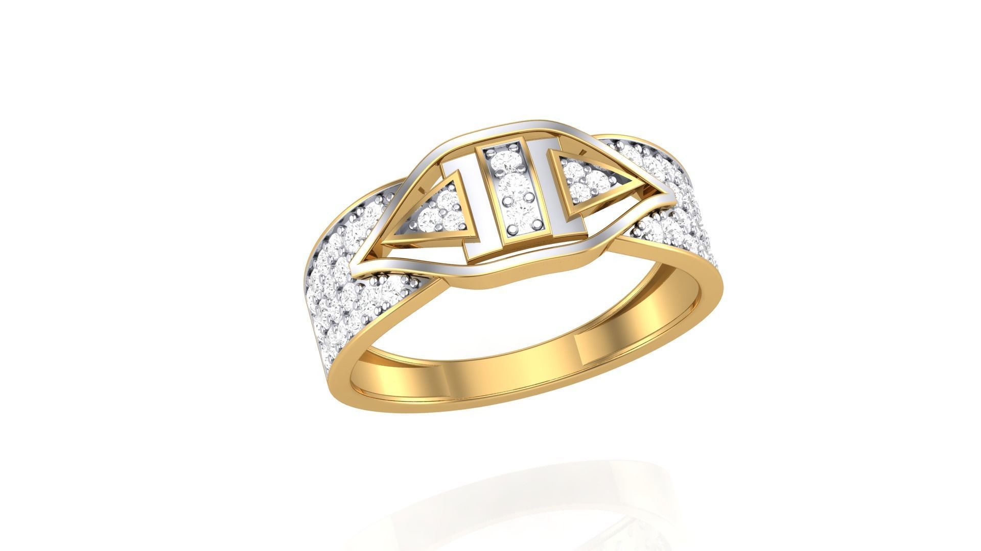 Gents Ring - 22 3D print model_2