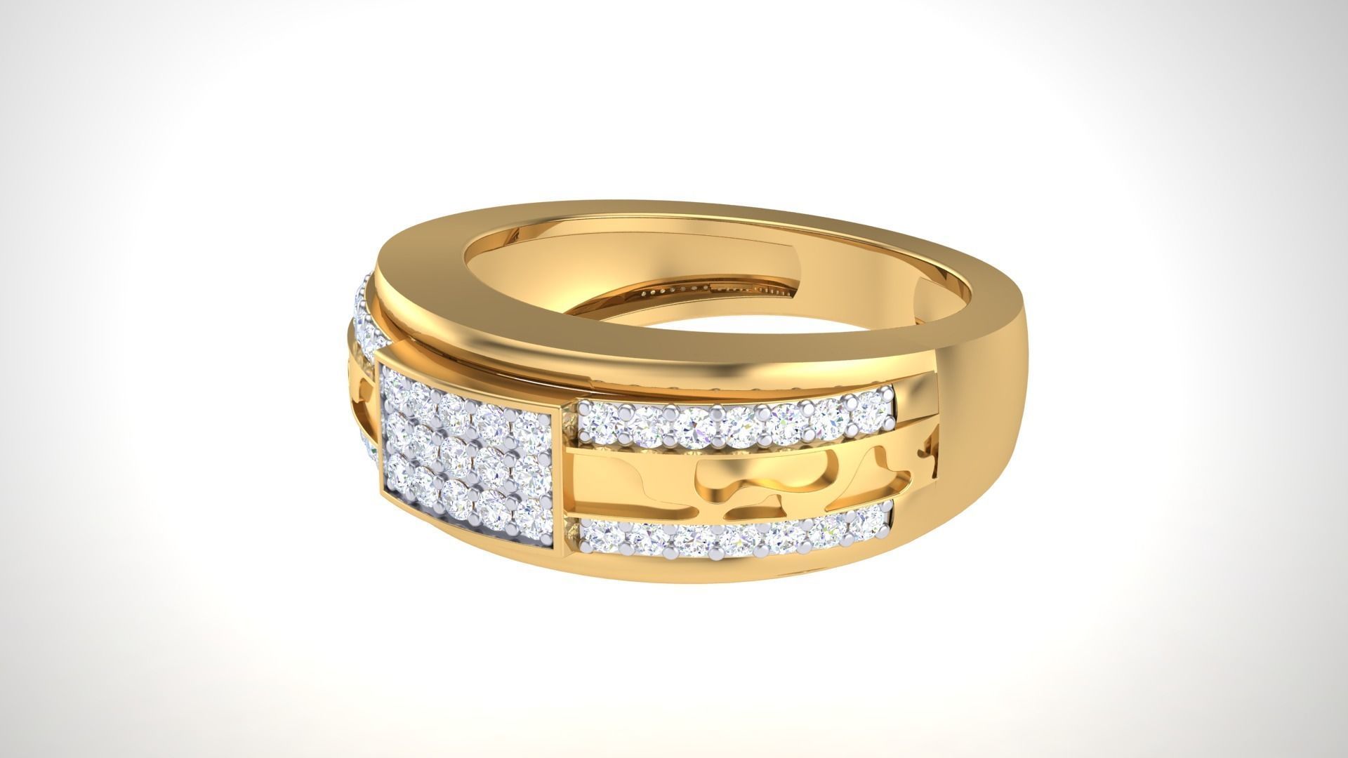 Gents ring - 9 3D print model_4