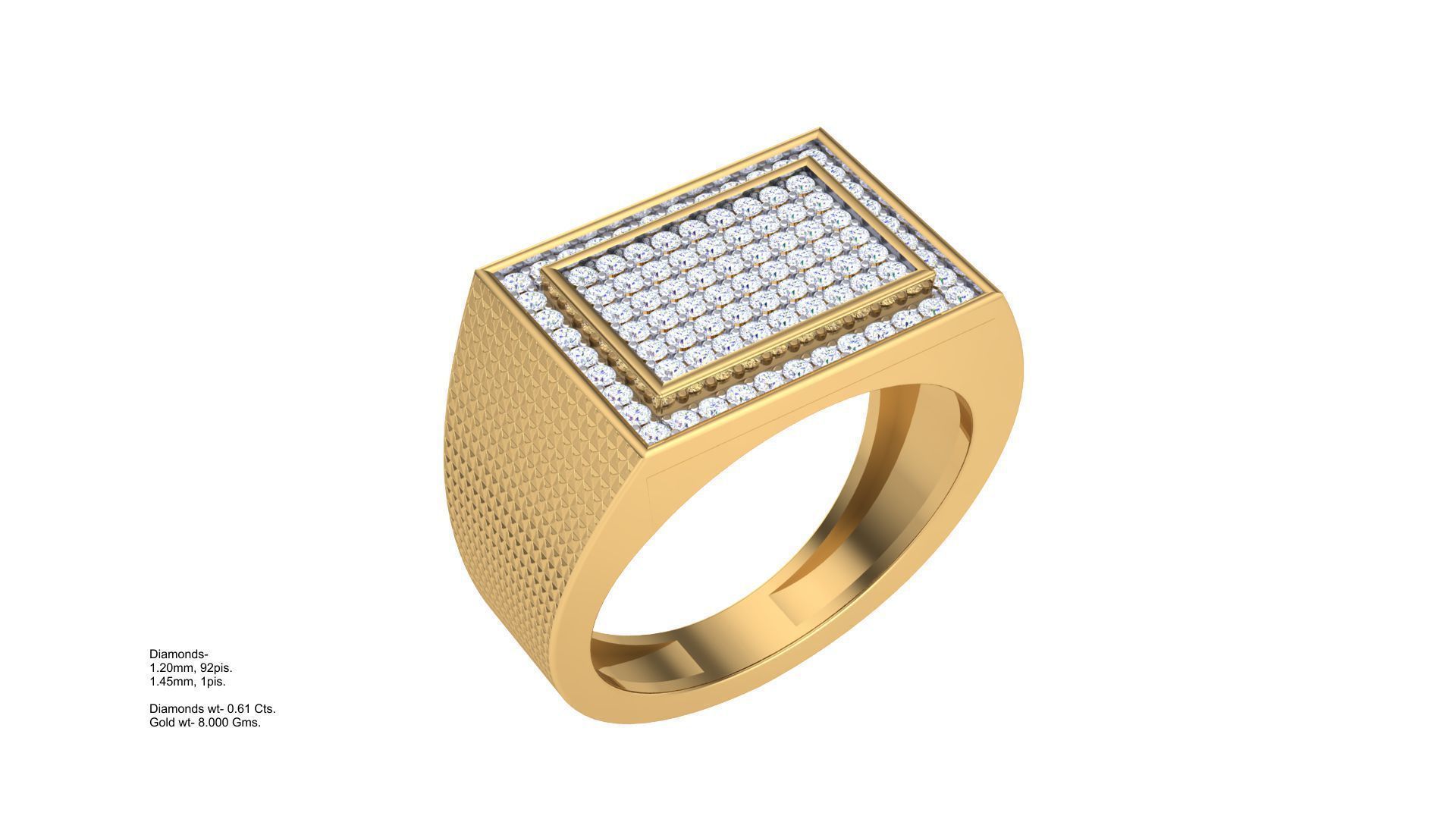 Gents ring - 7 3D print model_1