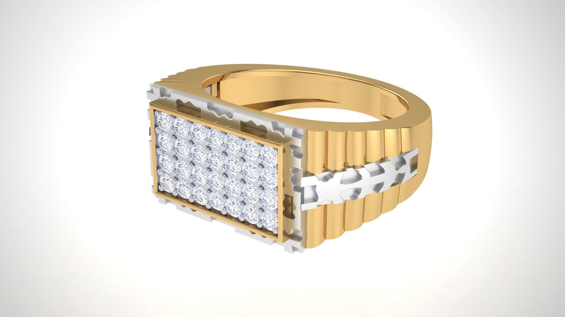 Gents ring - 6 3D print model_4