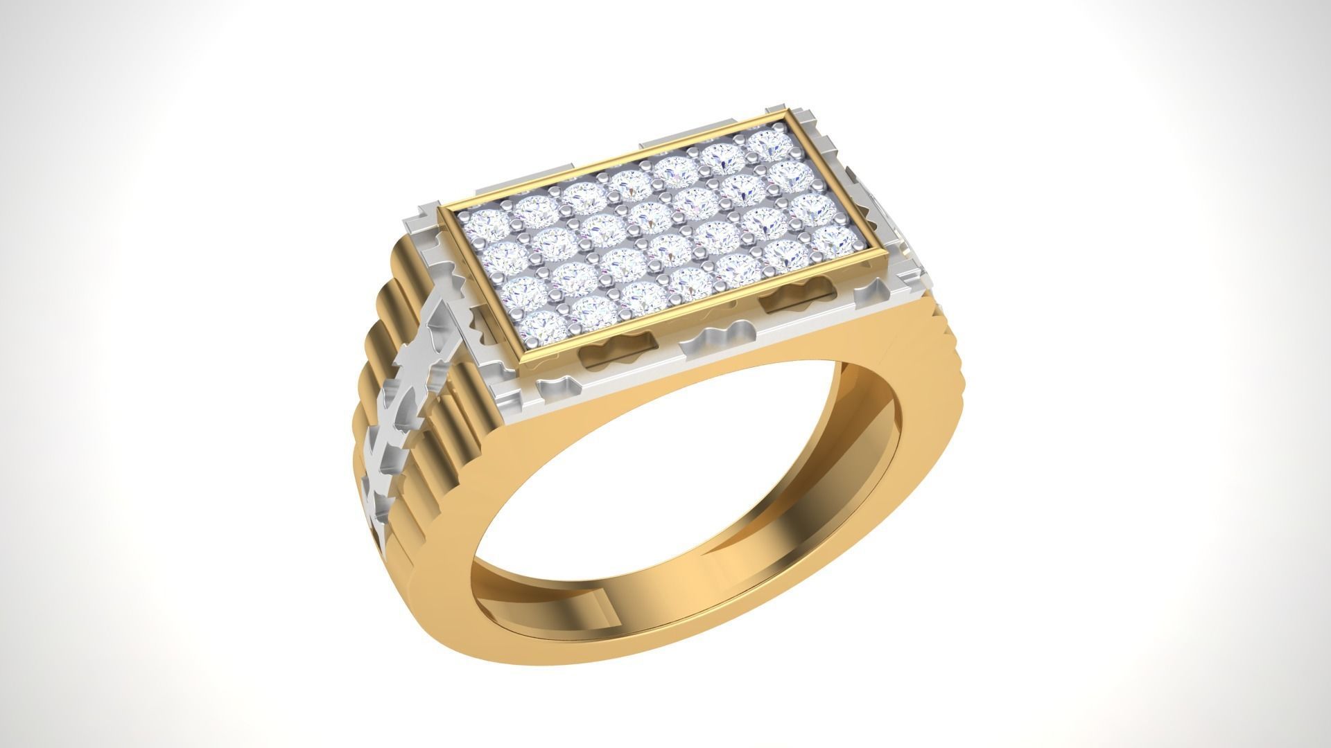 Gents ring - 6 3D print model_2
