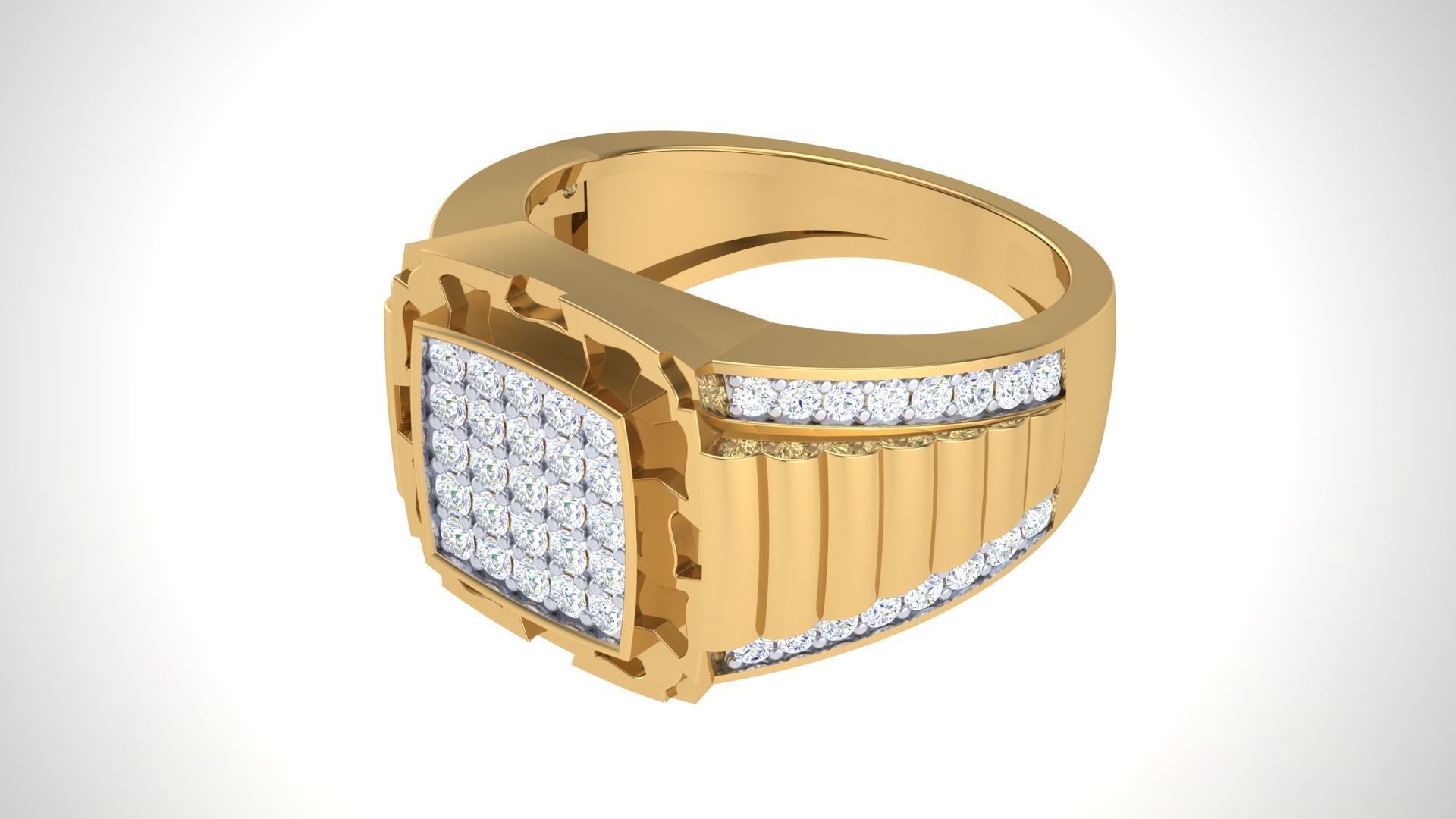 Gents ring - 5 3D print model_4