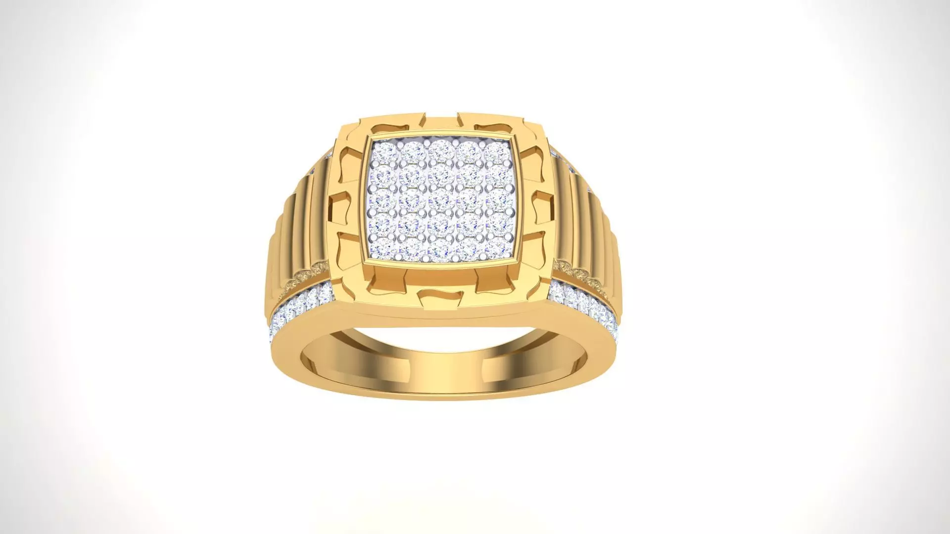 Gents ring - 5 3D print model_0