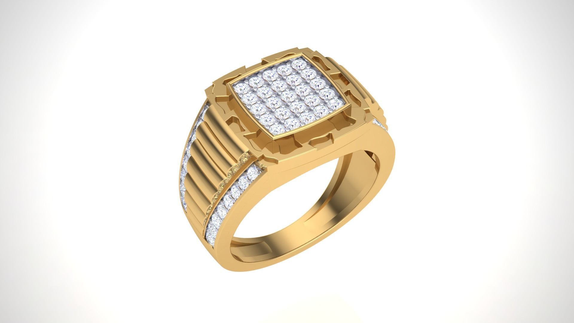Gents ring - 5 3D print model_1