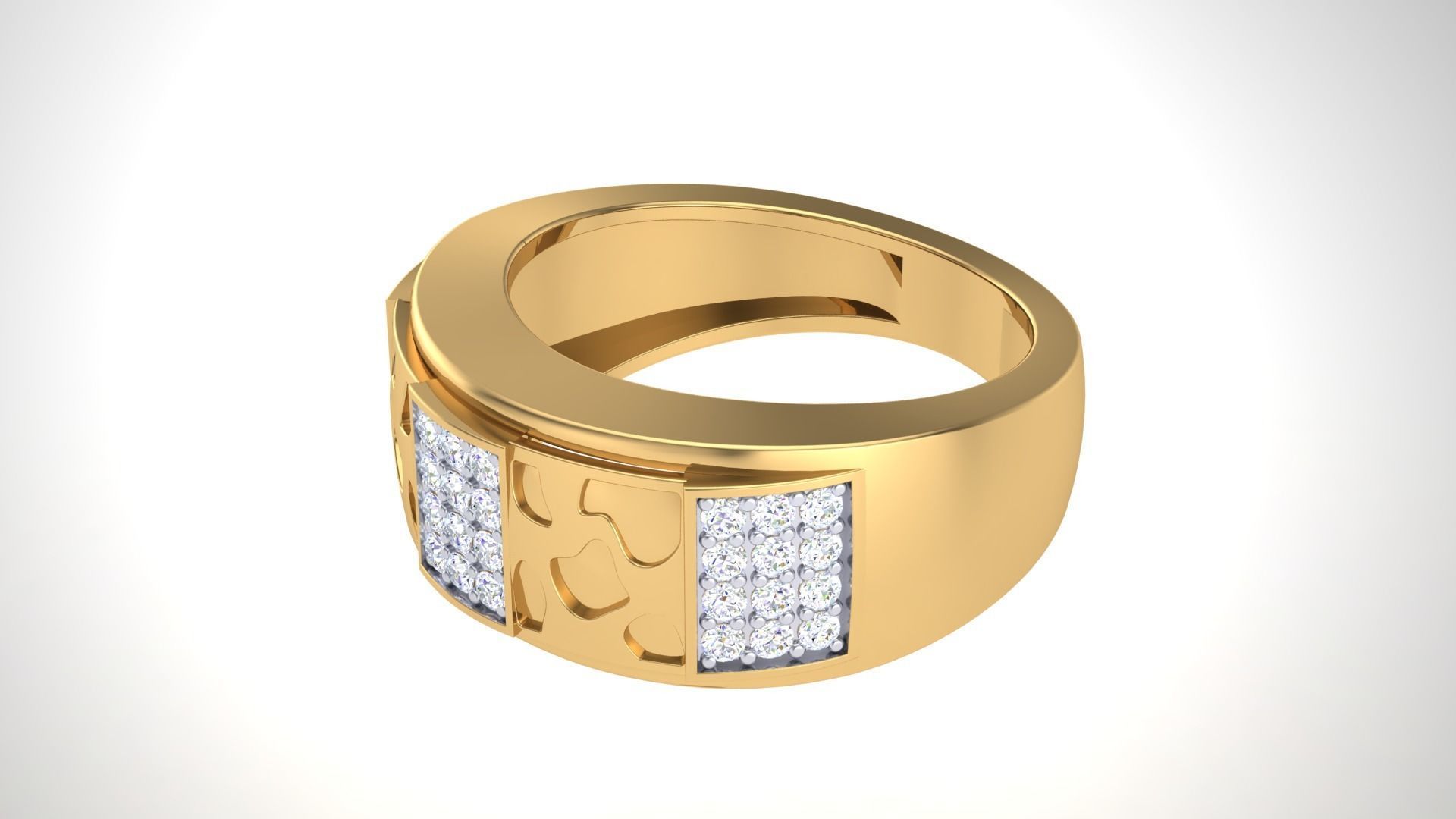 Gents ring - 10 3D print model_4