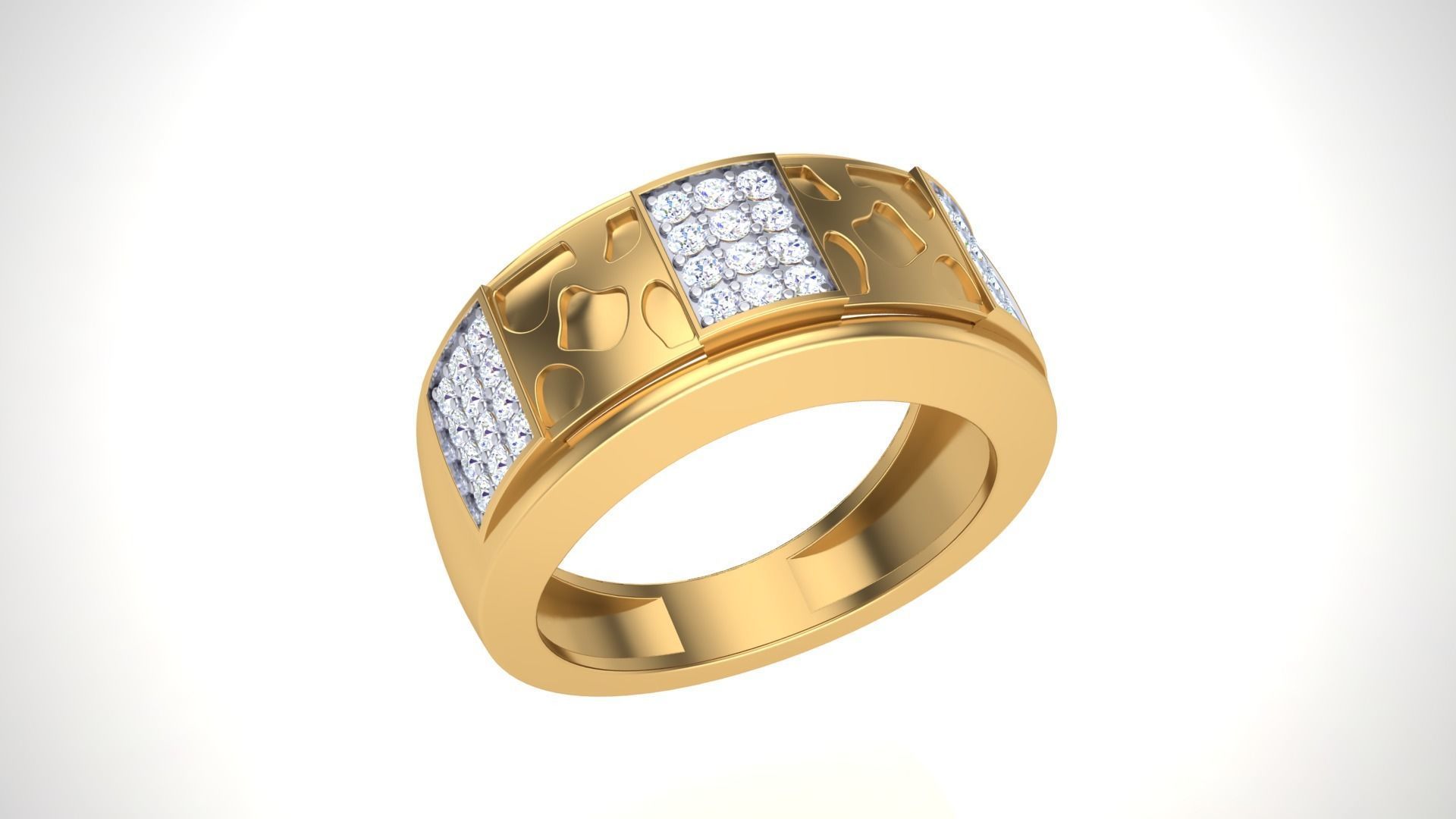 Gents ring - 10 3D print model_2