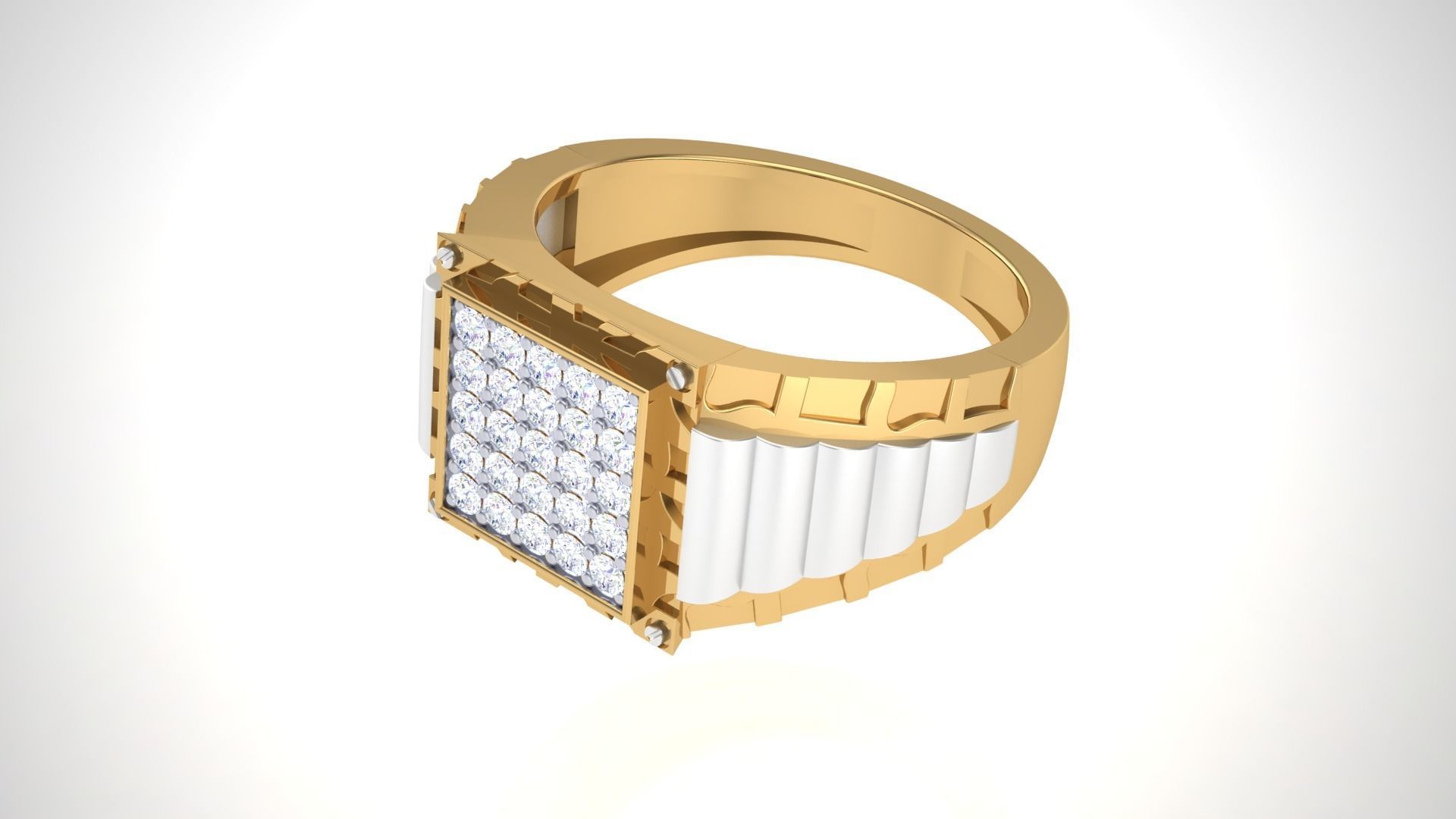 Gents ring - 1 3D print model_4