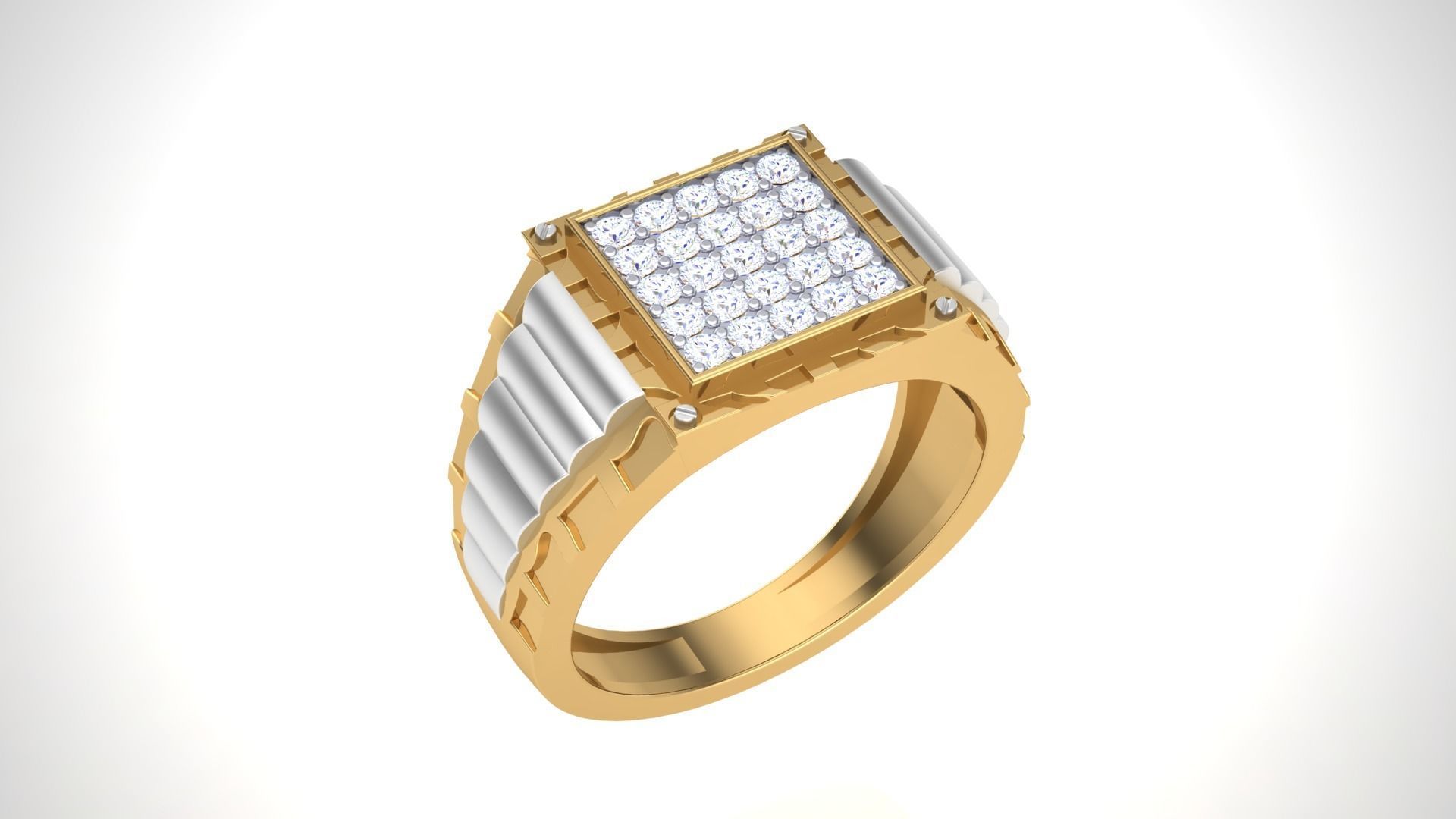 Gents ring - 1 3D print model_2