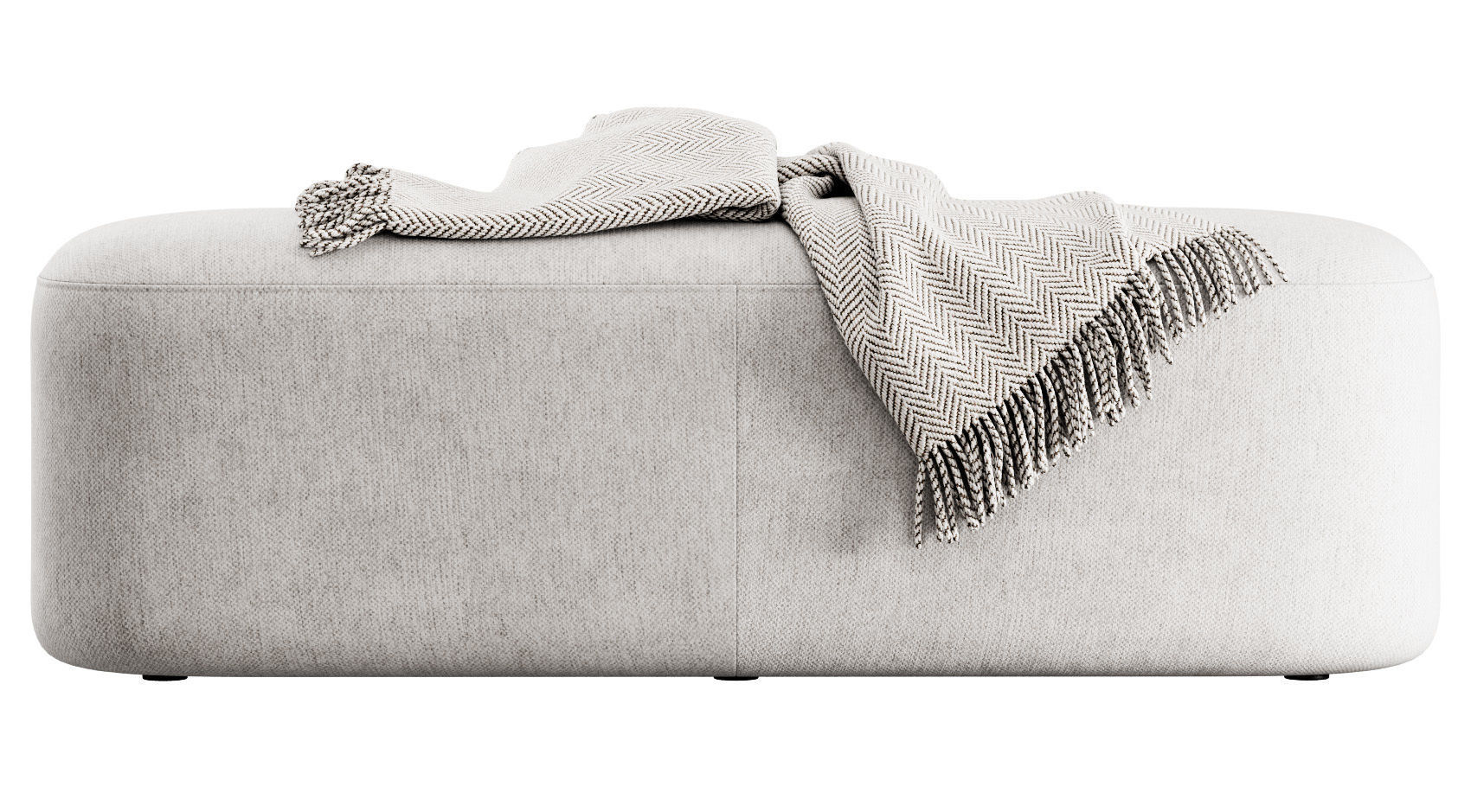 Ottoman bench stool by Vorsen 3D model_14