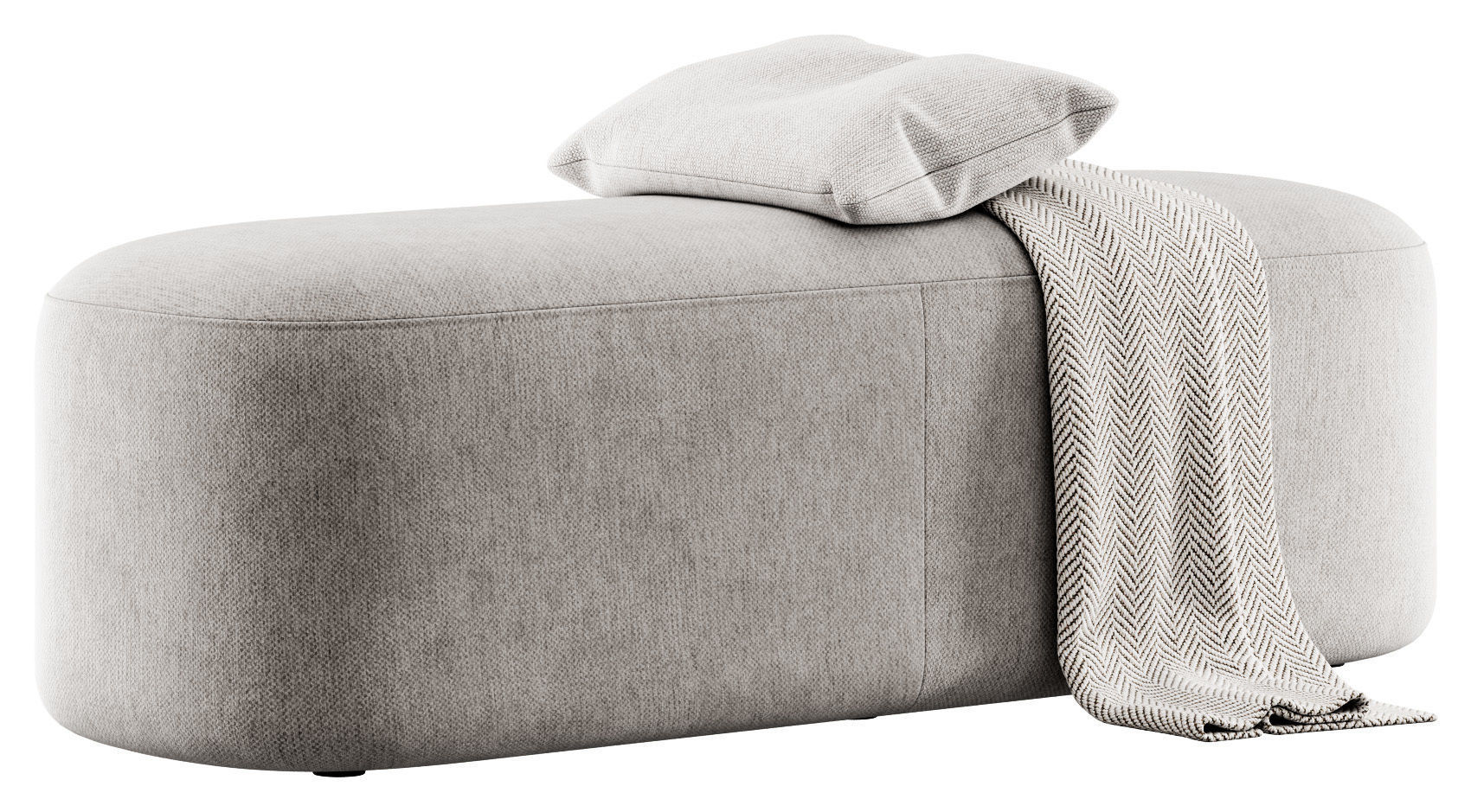 Ottoman bench stool by Vorsen 3D model_16