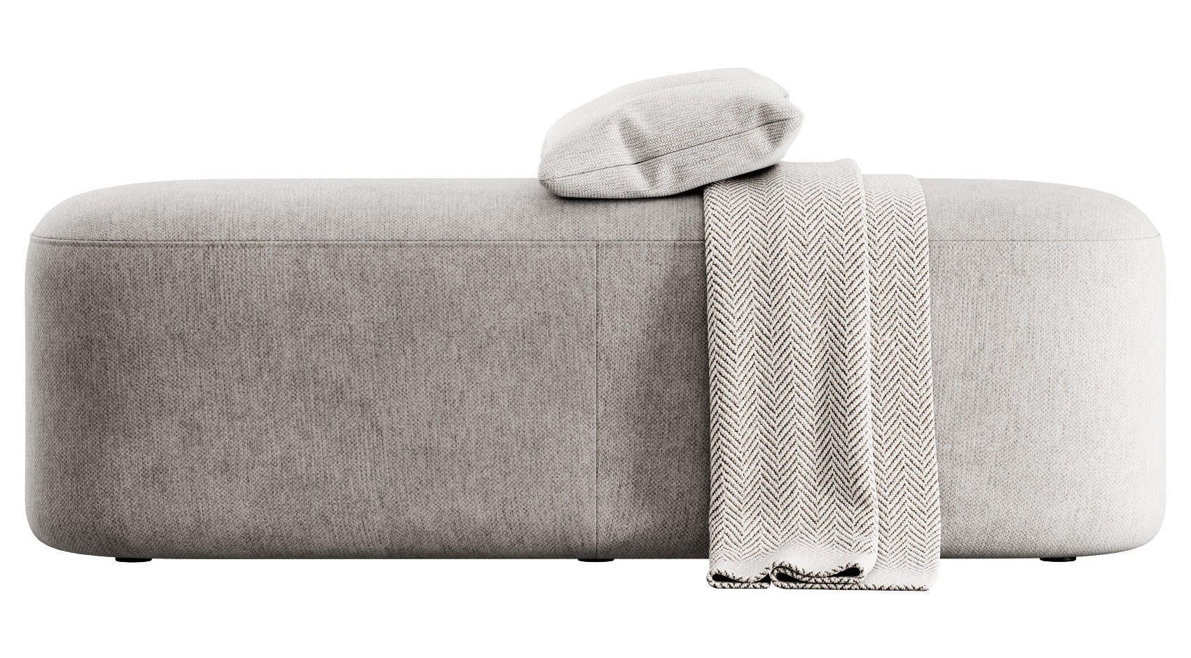 Ottoman bench stool by Vorsen 3D model_12