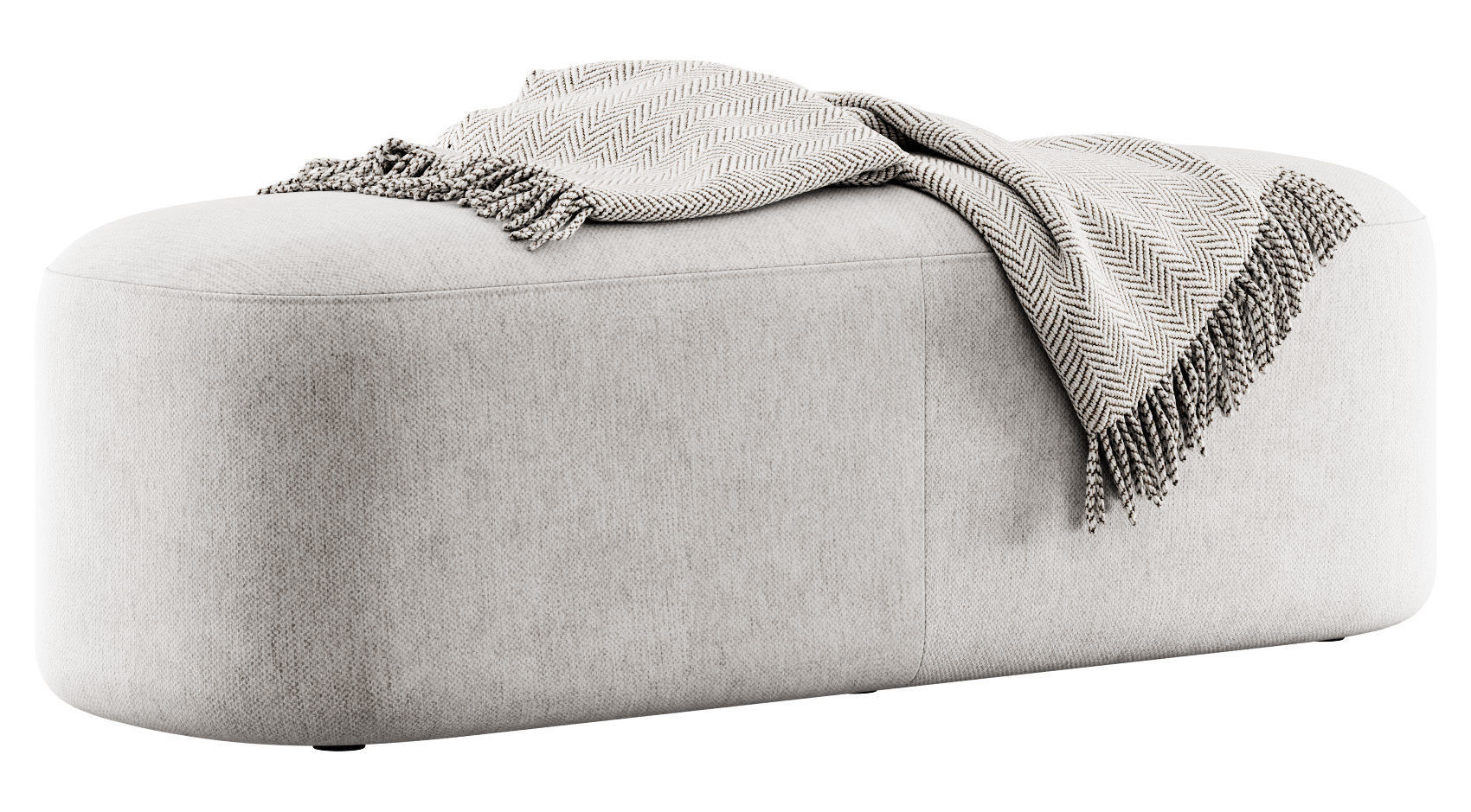 Ottoman bench stool by Vorsen 3D model_15