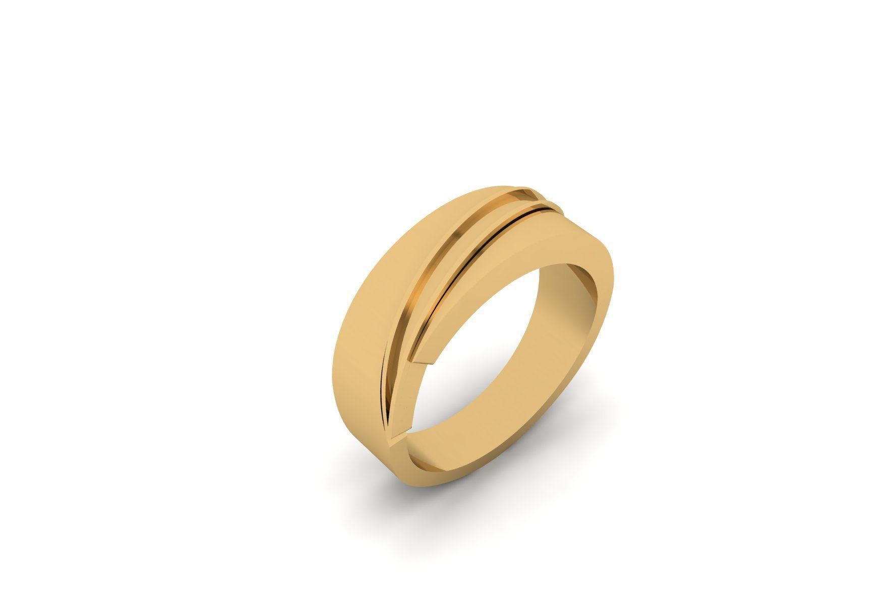 Diamond Ring R 207 3D print model_3