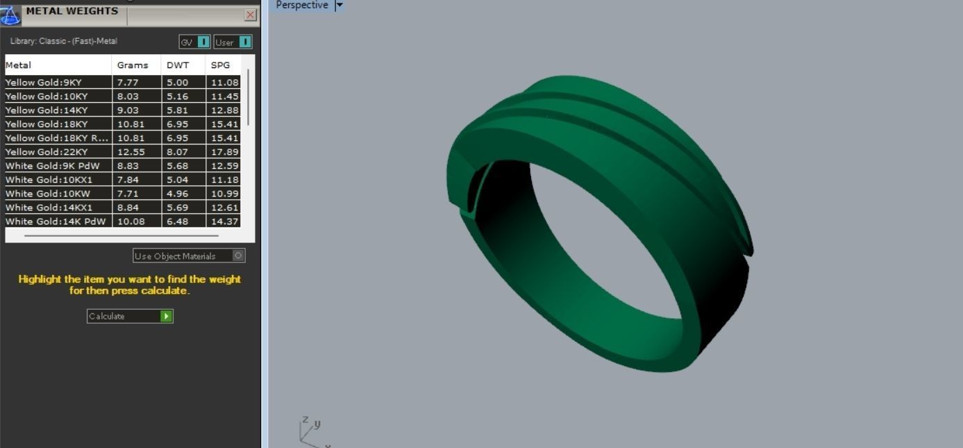 Diamond Ring R 207 3D print model_5