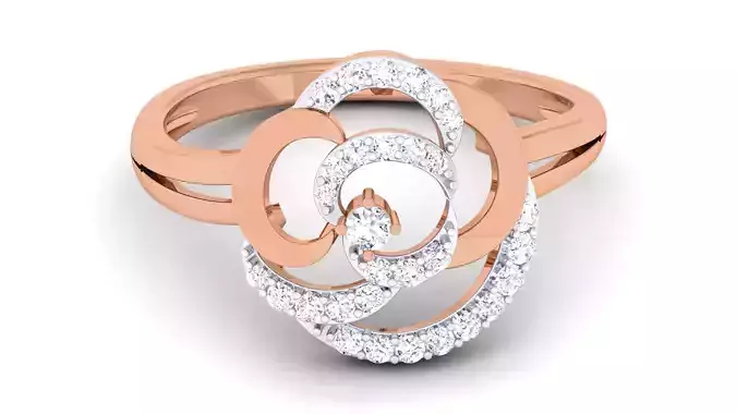 Women Diamond Ring 3dm renders detail