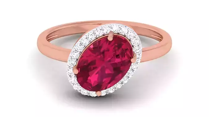 Women Diamond Ring 3dm renders detail