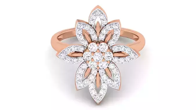 Women Diamond Ring 3dm renders detail