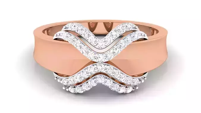 Women Diamond Ring 3dm renders detail