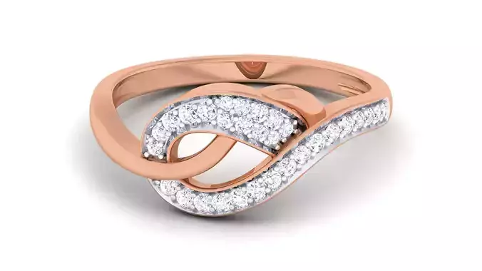 Women Diamond Ring 3dm renders detail
