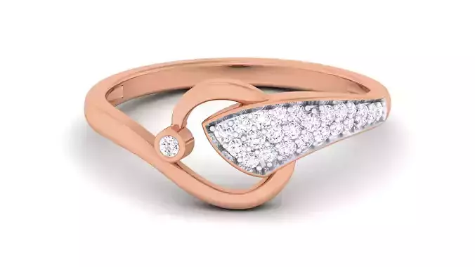 Women Diamond Ring 3dm renders detail