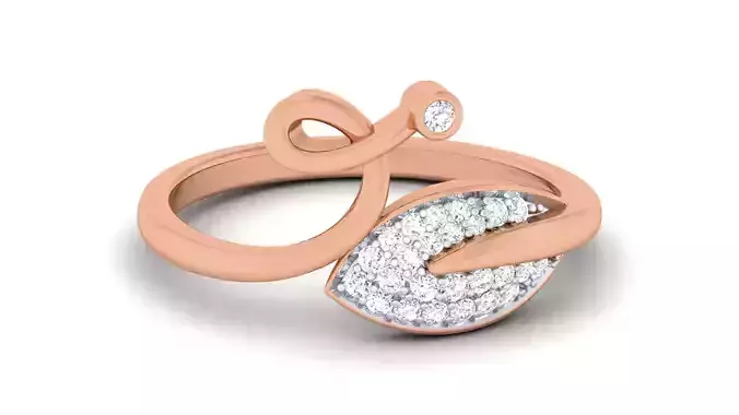 Women Diamond Ring 3dm renders detail