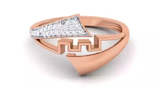 Women Diamond Ring 3dm renders detail