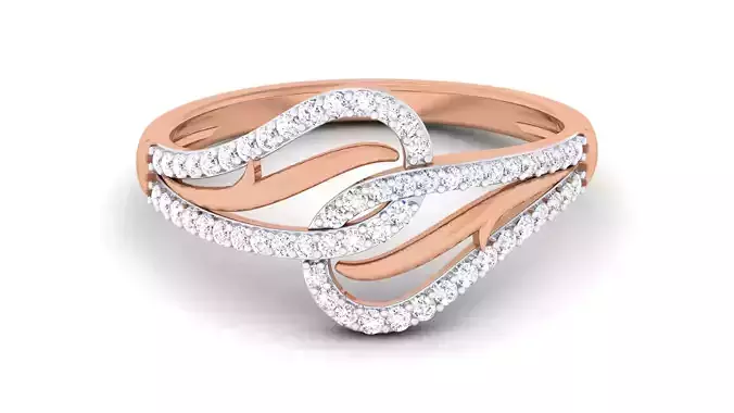 Women Diamond Ring 3dm renders detail