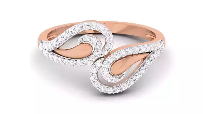 Women Diamond Ring 3dm renders detail