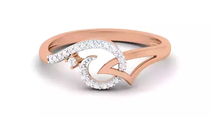 Women Diamond Ring 3dm renders detail