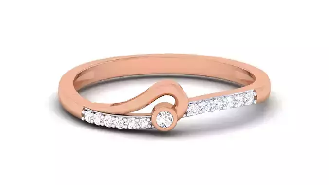 Women Diamond Ring 3dm renders detail