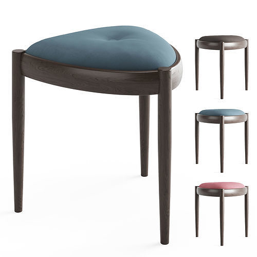Uni Stool by Miyazaki 3D model