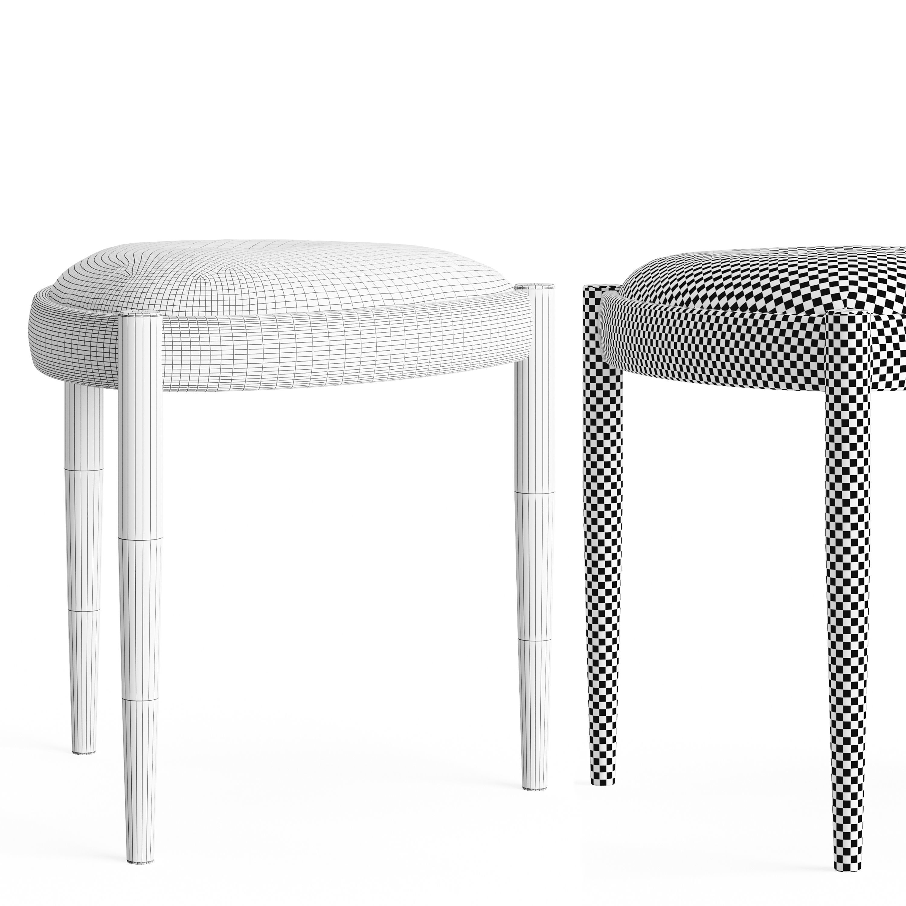 Uni Stool by Miyazaki 3D model_7