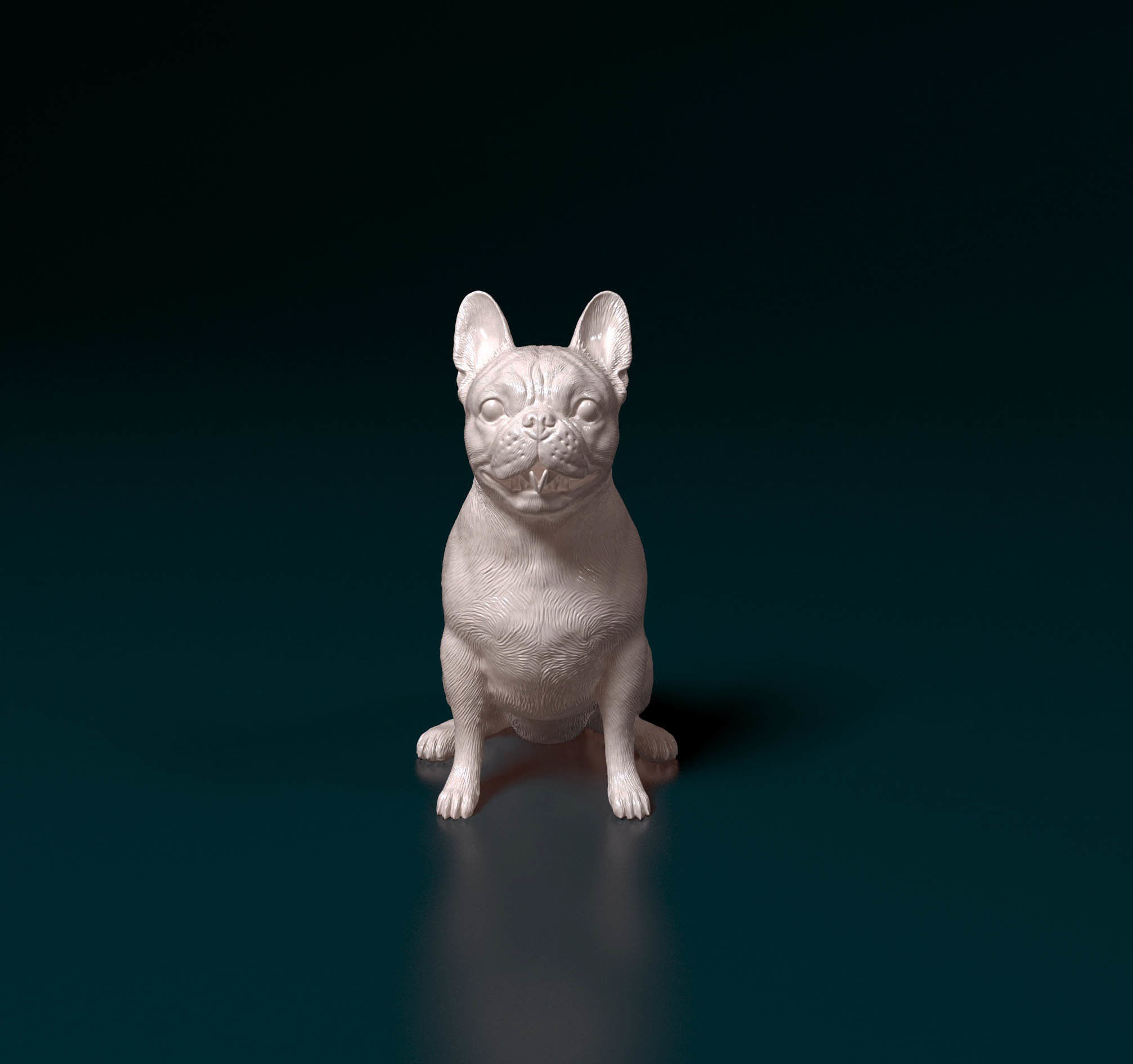 French bulldog 011 3D print model_5