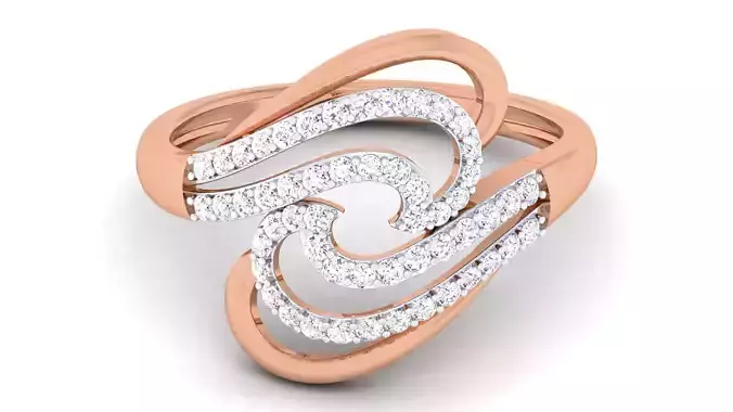 Women Diamond Ring 3dm renders detail