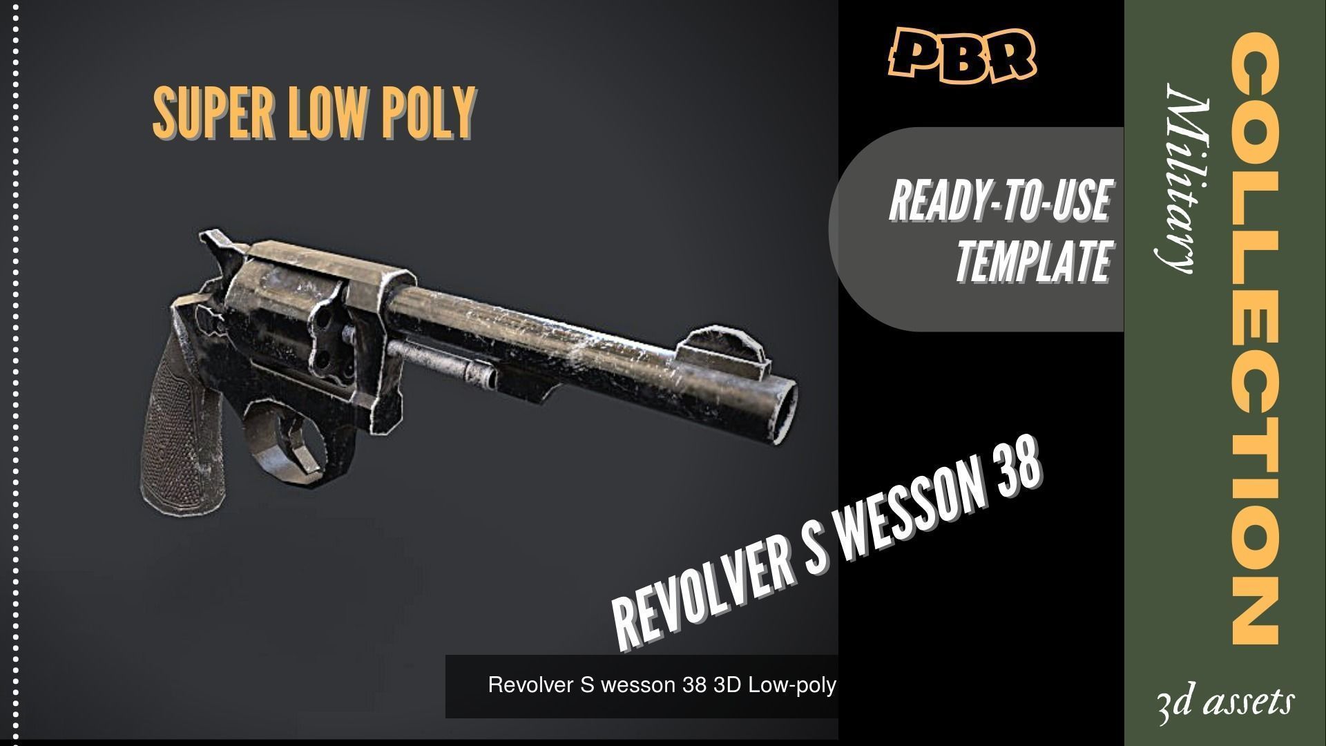 Military table collection 3D Low-poly _8