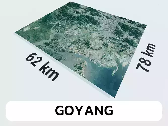 Goyang South Korea City Landscape 3D Model