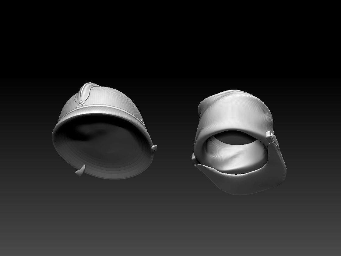 FRENCH HELMET CAP 3D print model_12