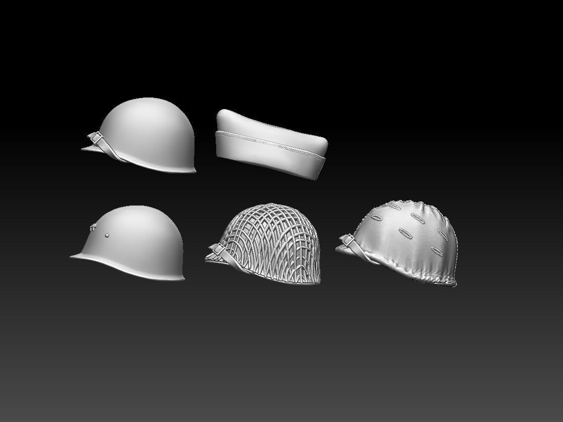 USA HELMET CAP 3D print model_6