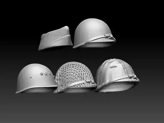 USA HELMET CAP 3D print model