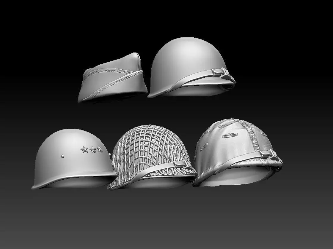 USA HELMET CAP 3D print model_0
